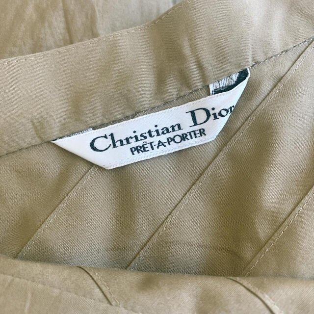 Christian Dior(クリスチャンディオール)のChristian Dior ディオール  スカート カーキ   ハイブランド レディースのスカート(ひざ丈スカート)の商品写真