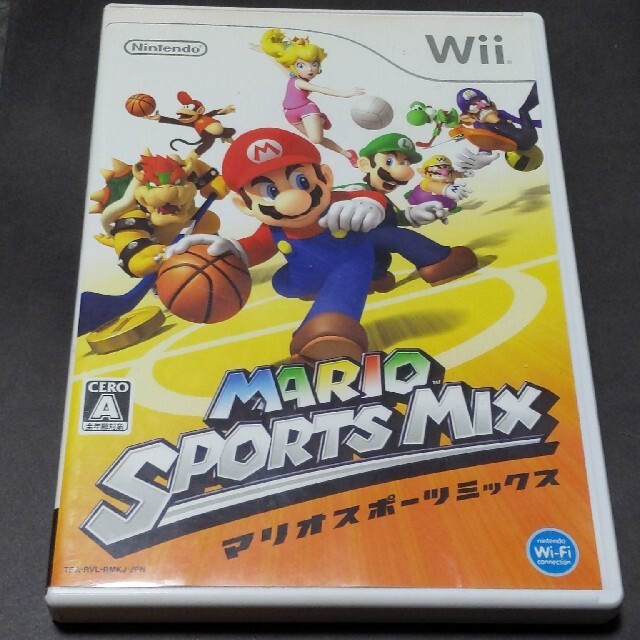 任天堂(ニンテンドウ)のMARIO SPORTS MIX（マリオスポーツミックス） Wii エンタメ/ホビーのゲームソフト/ゲーム機本体(家庭用ゲームソフト)の商品写真