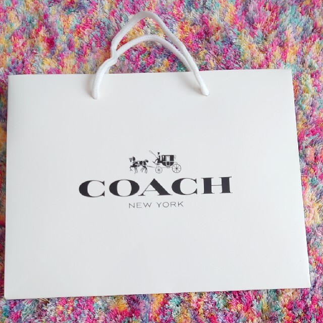 COACH(コーチ)の【未使用】コーチ　紙袋　ショッパー　３枚セット レディースのバッグ(ショップ袋)の商品写真