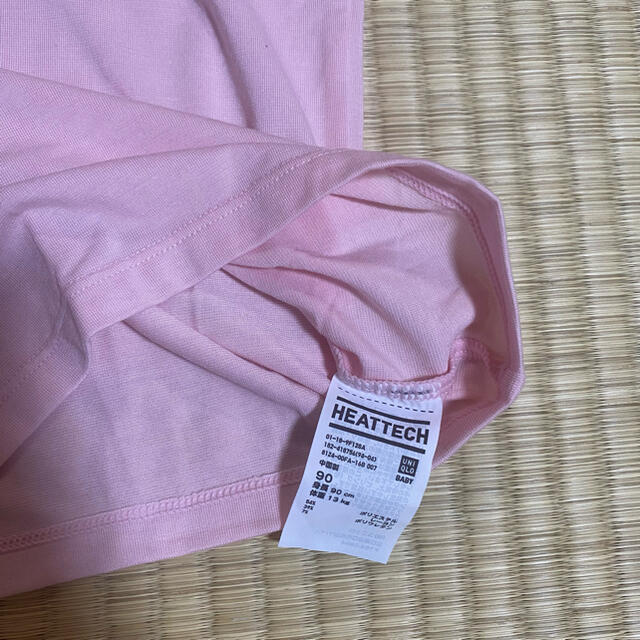 UNIQLO(ユニクロ)の【新品あり】　《専用》ヒートテックUネックTシャツ(半袖)2枚セット キッズ/ベビー/マタニティのキッズ服女の子用(90cm~)(下着)の商品写真