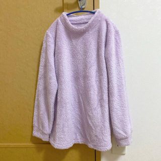 ユニクロ(UNIQLO)の美品☆ユニクロ　フリース　150  パープル(Tシャツ/カットソー)