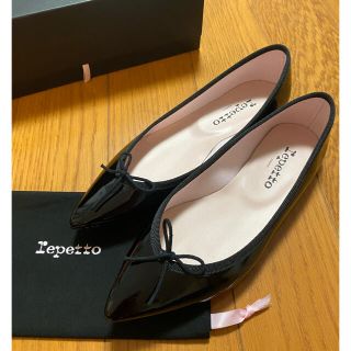 レペット(repetto)のhana様　reppet レペット  ブリジット 37.5  黒 エナメル (バレエシューズ)