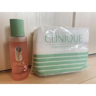 クリニーク(CLINIQUE)のCLINIQUE 3   コットンセット(化粧水/ローション)