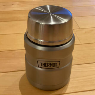 サーモス(THERMOS)のThermos サーモス ステンレスキング・シルバー・フードジャー(0.45L)(弁当用品)
