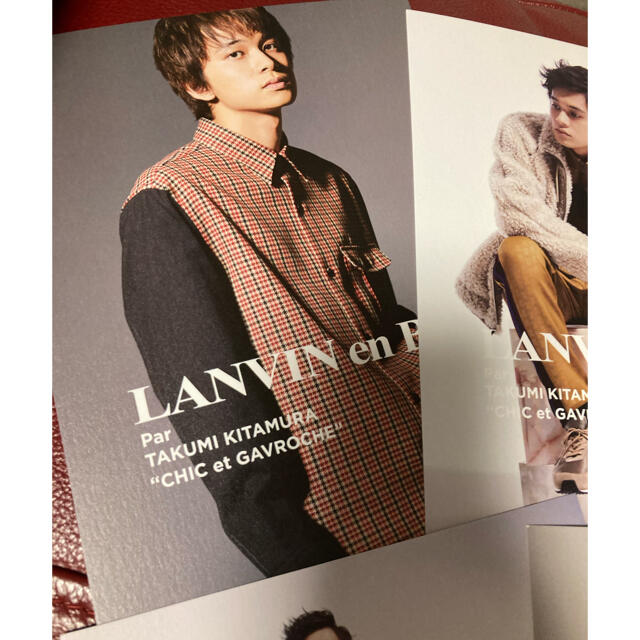 LANVIN en Bleu(ランバンオンブルー)の北村匠海　非売品フォトカード7枚 エンタメ/ホビーのタレントグッズ(ミュージシャン)の商品写真