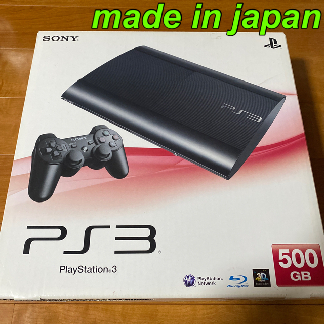 家庭用ゲーム機本体PlayStation3 CECH-4000C ソフト付き　送料込み　日本製