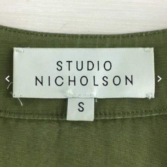 1LDK SELECT(ワンエルディーケーセレクト)のstudio nicholson ミリタリージャケット メンズのジャケット/アウター(ノーカラージャケット)の商品写真