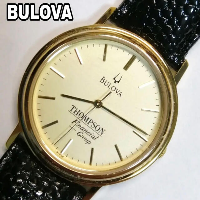 専用未使用　美品　動作品　ブローバ　BULOVA　クォーツ式　腕時計