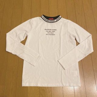 レピピアルマリオ(repipi armario)のお値下げ！レピピアルマリオ　長袖　ロゴTシャツ　S(Tシャツ/カットソー)