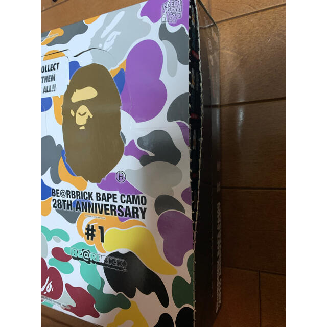 MEDICOM TOY(メディコムトイ)の28TH ANNIVERSARY BE@RBRICK BAPE CAMO #1 ハンドメイドのおもちゃ(フィギュア)の商品写真