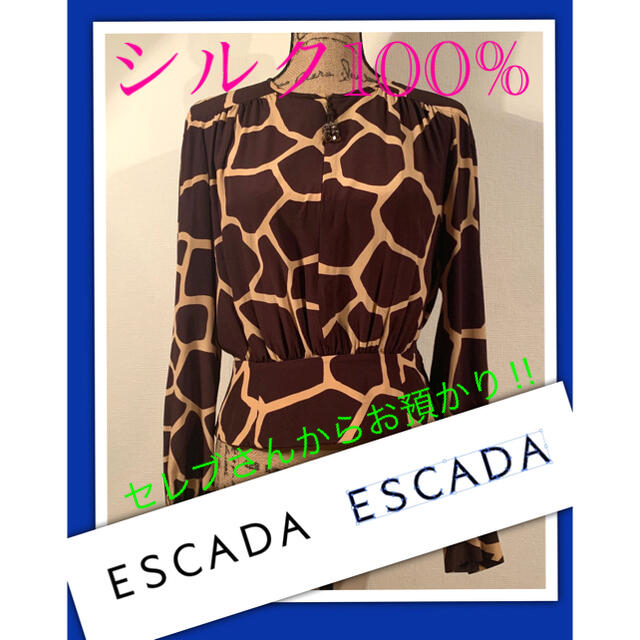 ESCADA(エスカーダ)のエスカーダ　ペプラムブラウス(ビジョー付) レディースのトップス(その他)の商品写真