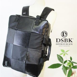 ハーヴェストレーベル(HARVEST LABEL)のDSBK DOUBLES BLACK 3WAY リュック 牛革 JEW 3065(バッグパック/リュック)