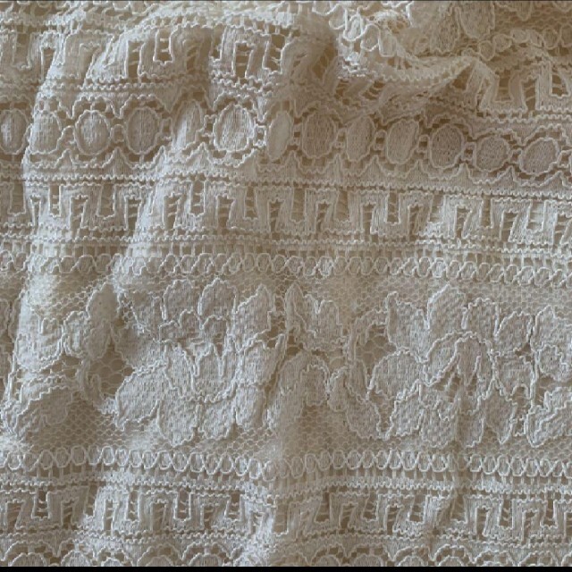 レースタイトスカート ホワイト レディースのスカート(ひざ丈スカート)の商品写真