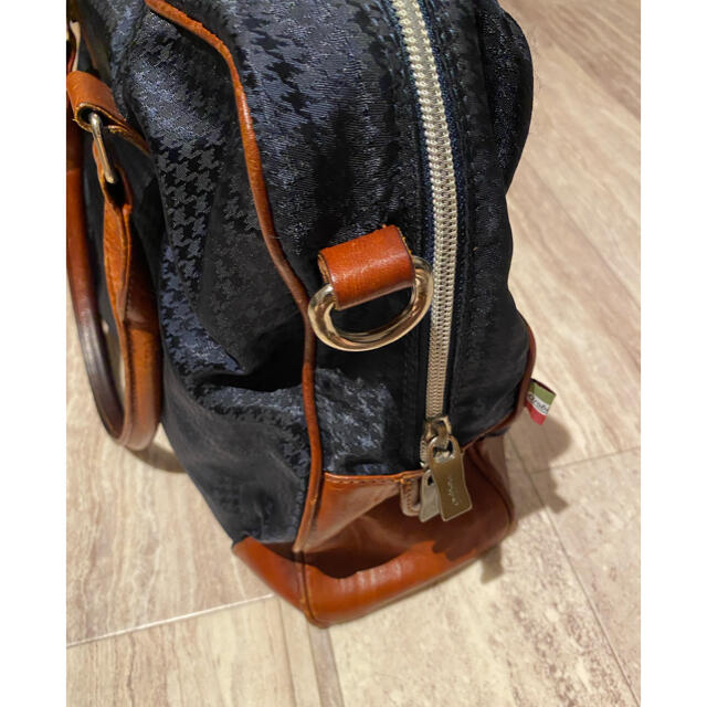Orobianco(オロビアンコ)のオロビアンコ  ビジネスバック  ネイビー  千鳥柄 メンズのバッグ(ビジネスバッグ)の商品写真