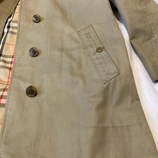 BURBERRY(バーバリー)の【定番】希少 90s バーバリーズ プローサム ステンカラー 玉虫 ノバチェック レディースのジャケット/アウター(トレンチコート)の商品写真