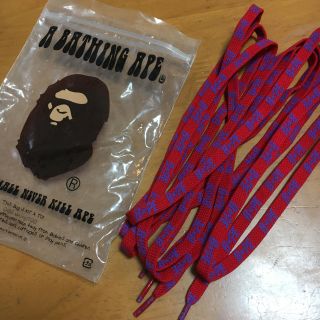 アベイシングエイプ(A BATHING APE)のアベイシンクエイプ ★靴紐 &イヤリング5点セット(スニーカー)