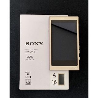 ソニー(SONY)のソニー ウォークマン NW-A45 Aシリーズ 16GB ゴールド(ポータブルプレーヤー)