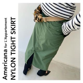 アパルトモンドゥーズィエムクラス(L'Appartement DEUXIEME CLASSE)の【Americana/アメリカーナ】Nylon Tight Skirt 34(ロングスカート)