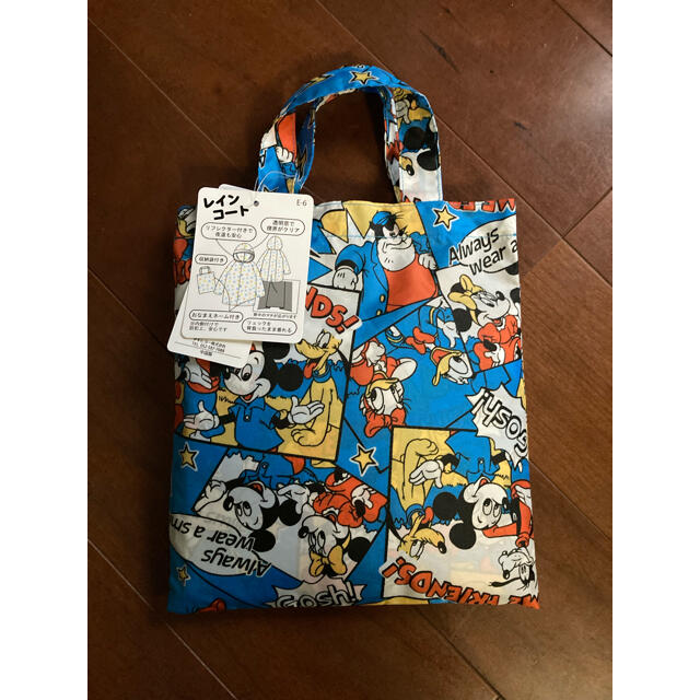 Disney(ディズニー)のレインコート　 ディズニー　レインポンチョ　100〜110   新品 キッズ/ベビー/マタニティのこども用ファッション小物(レインコート)の商品写真