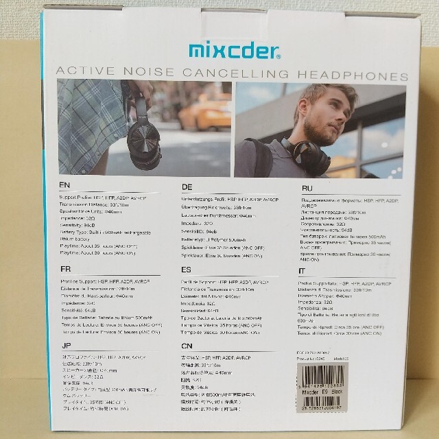 【新品】 ノイズキャンセリングヘッドホン Mixcder E9 1