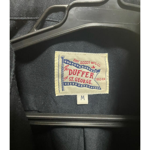 The DUFFER of ST.GEORGE(ザダファーオブセントジョージ)のダファーオブセントジョージ  ボタンダウンシャツ　黒　Mサイズ メンズのトップス(シャツ)の商品写真