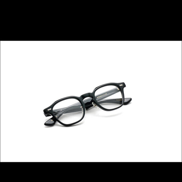 金子眼鏡　kc-60 黒 美品 度入りレンズ2つ付きのサムネイル