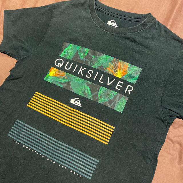 QUIKSILVER(クイックシルバー)のクイックシルバー 半袖 プリント Tシャツ ブラック M サーフィン サーフ系 メンズのトップス(Tシャツ/カットソー(半袖/袖なし))の商品写真