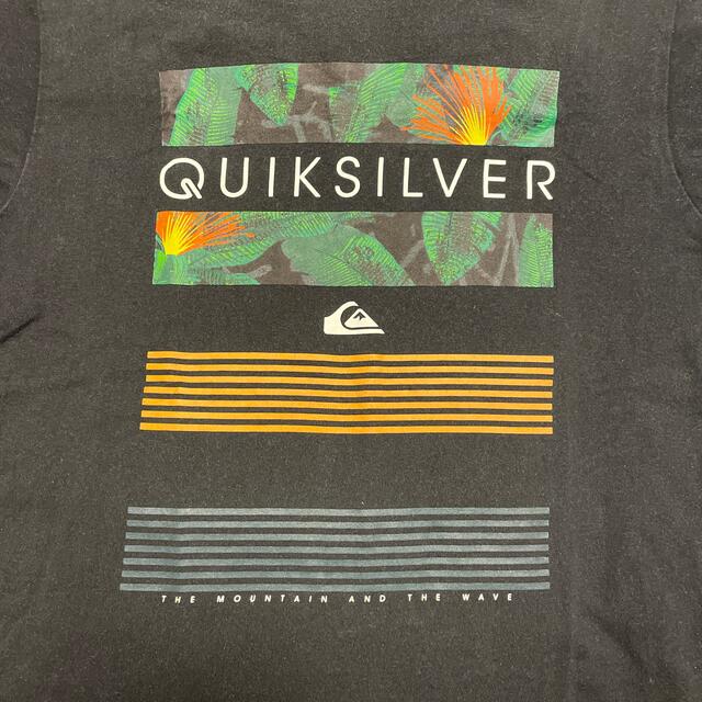 QUIKSILVER(クイックシルバー)のクイックシルバー 半袖 プリント Tシャツ ブラック M サーフィン サーフ系 メンズのトップス(Tシャツ/カットソー(半袖/袖なし))の商品写真