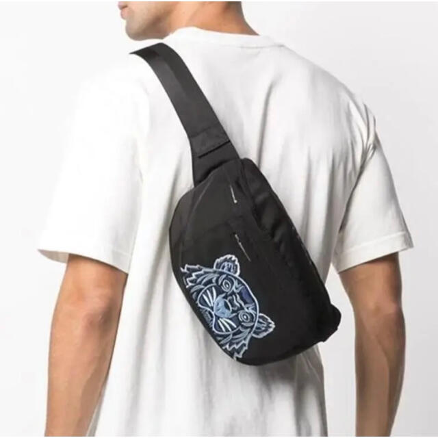 KENZO(ケンゾー)のKENZO ボディバック KAMPUS BLACK ベルトバック ケンゾー メンズのバッグ(ボディーバッグ)の商品写真