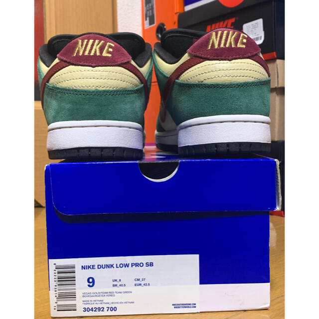 NIKE(ナイキ)のNIKE DUNK LOW PRO SB Vegas Gold メンズの靴/シューズ(スニーカー)の商品写真