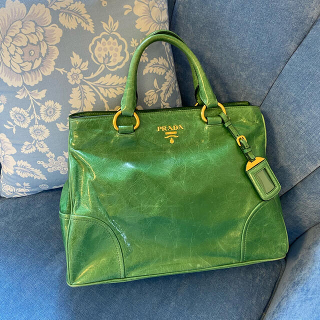 PRADA - PRADA グリーン バッグの通販 by my closet～まとめ買いの方お