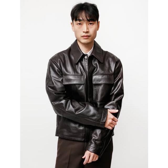 ルメール レザーシャツ LEMAIRE Leather Jacket 老舗質屋 euro.com.br