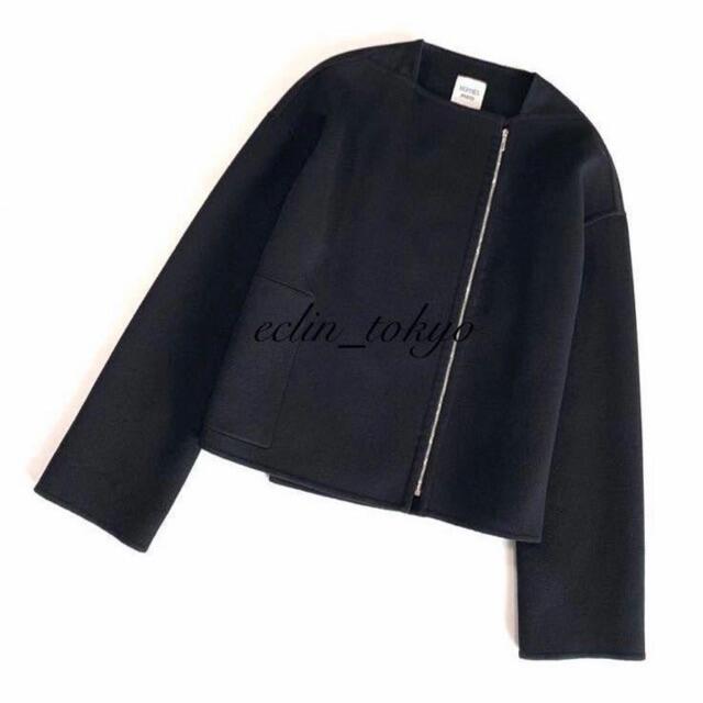 HERMES(エルメス)の新品同様 HERMES エルメス 最高級 カシミヤ ショート コート E2910 レディースのジャケット/アウター(その他)の商品写真
