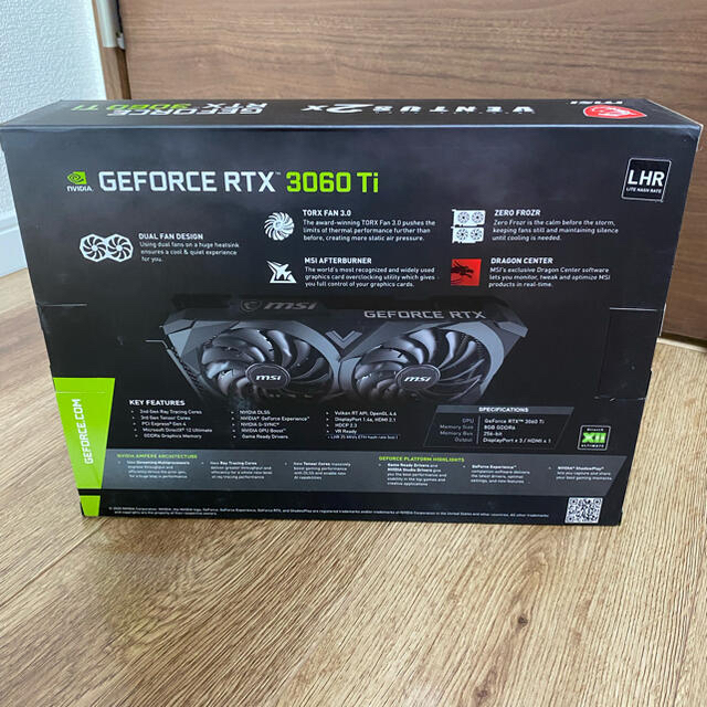 MSI RTX 3060Ti VENTUS 2X 8G OCV1 LHR