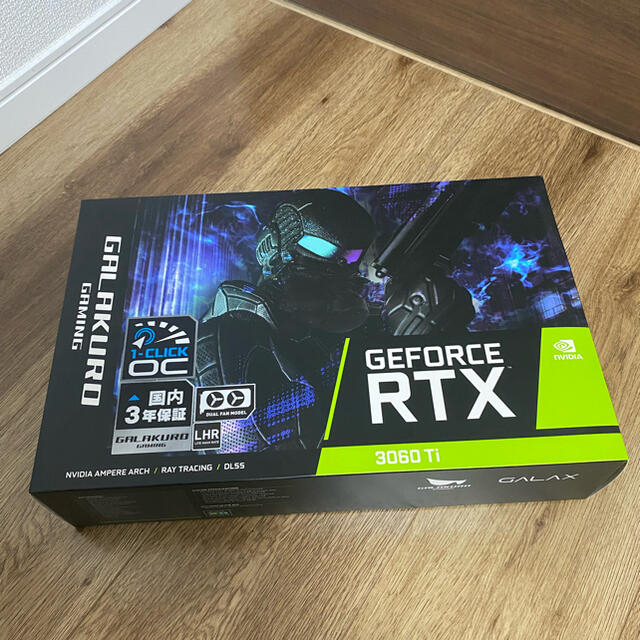 玄人志向 GALAKURO GAMING RTX 3060Ti LHR