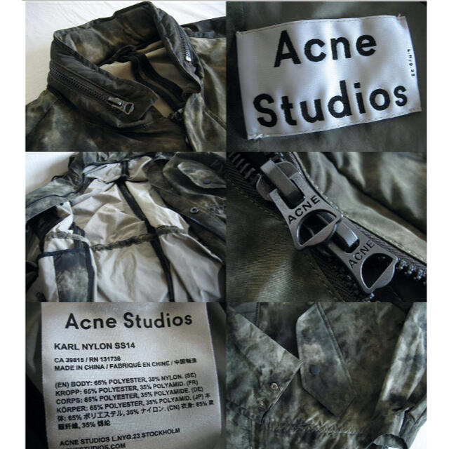 Acne studious  ナイロンコート　M-65ベース　サイズ48