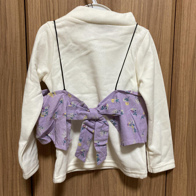 futafuta(フタフタ)の新品　フタフタ　ビスチェ　長袖セット キッズ/ベビー/マタニティのキッズ服女の子用(90cm~)(Tシャツ/カットソー)の商品写真