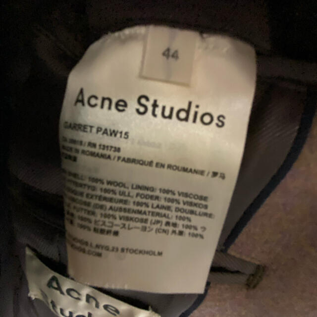 ACNE(アクネ)のAcne studious チェスターコート　限定品　サイズ44 メンズのジャケット/アウター(チェスターコート)の商品写真