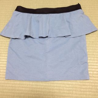ジーユー(GU)のGU ペプラムスカート(ミニスカート)