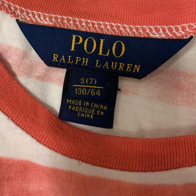 POLO RALPH LAUREN(ポロラルフローレン)のゆゆ様専用☆ ワンピース　POLO Ralph Lauren   130㎝ キッズ/ベビー/マタニティのキッズ服女の子用(90cm~)(ワンピース)の商品写真