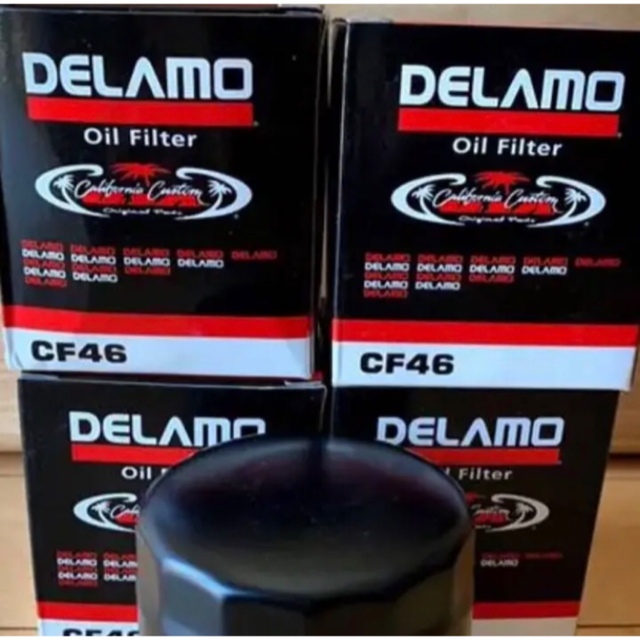 DELAMO e/gオイルフィルター CF46 5個セット 自動車/バイクの自動車(メンテナンス用品)の商品写真