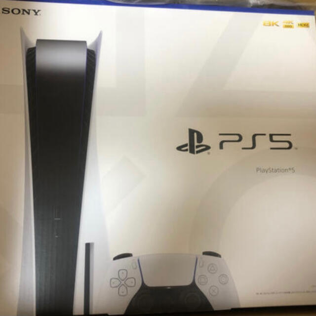 PlayStation(プレイステーション)のPS5本体　新品 エンタメ/ホビーのゲームソフト/ゲーム機本体(家庭用ゲーム機本体)の商品写真