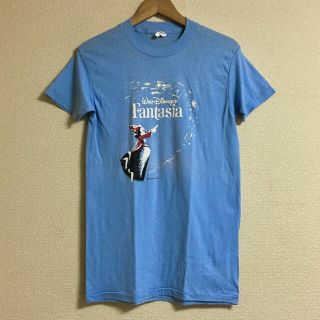 80's USA製 ディズニーファンタジア 魔法使いの弟子 ミッキー Tシャツ