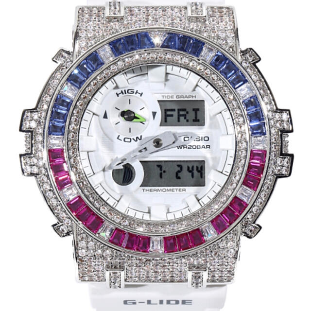 G-SHOCK - G-SHOCK カスタム G-LIDE CZダイヤベゼルキュービック ...