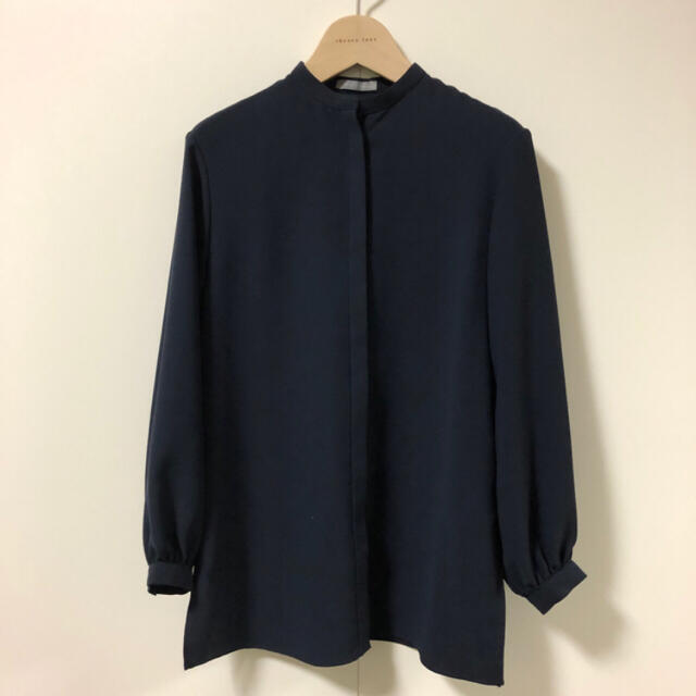 Theory luxe(セオリーリュクス)のtheory luxe 20AW スモールサイズ 完売 スタンドカラー ブラウス レディースのトップス(シャツ/ブラウス(長袖/七分))の商品写真