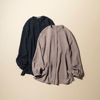 セオリーリュクス(Theory luxe)のtheory luxe 20AW スモールサイズ 完売 スタンドカラー ブラウス(シャツ/ブラウス(長袖/七分))