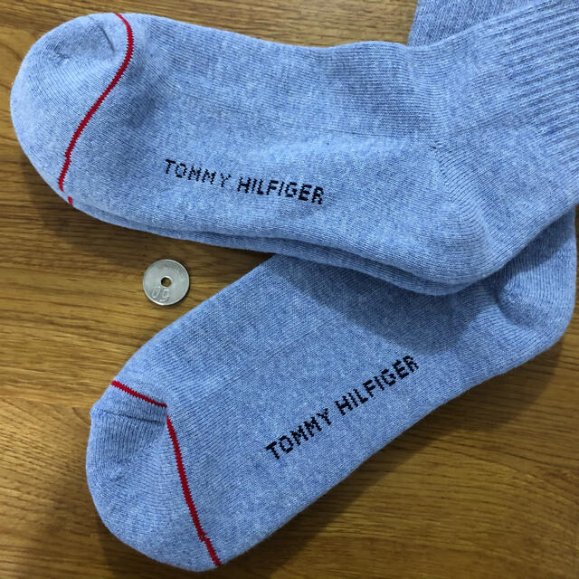 TOMMY HILFIGER(トミーヒルフィガー)の新品トミーヒルフィガーTOMMY HILFIGERメンズソックス2足セット401 メンズのレッグウェア(ソックス)の商品写真