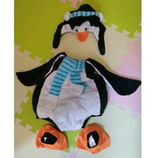 コストコ(コストコ)のペンギン　赤ちゃん　着ぐるみ　ジャンプスーツ(カバーオール)