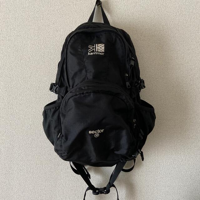 [中古]カリマー　リュック　18L 黒 メンズのバッグ(バッグパック/リュック)の商品写真