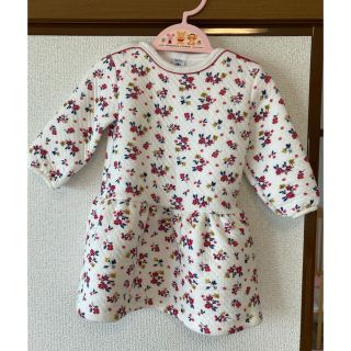 プチバトー(PETIT BATEAU)のプチバトー　ワンピース12m/74cm(ワンピース)